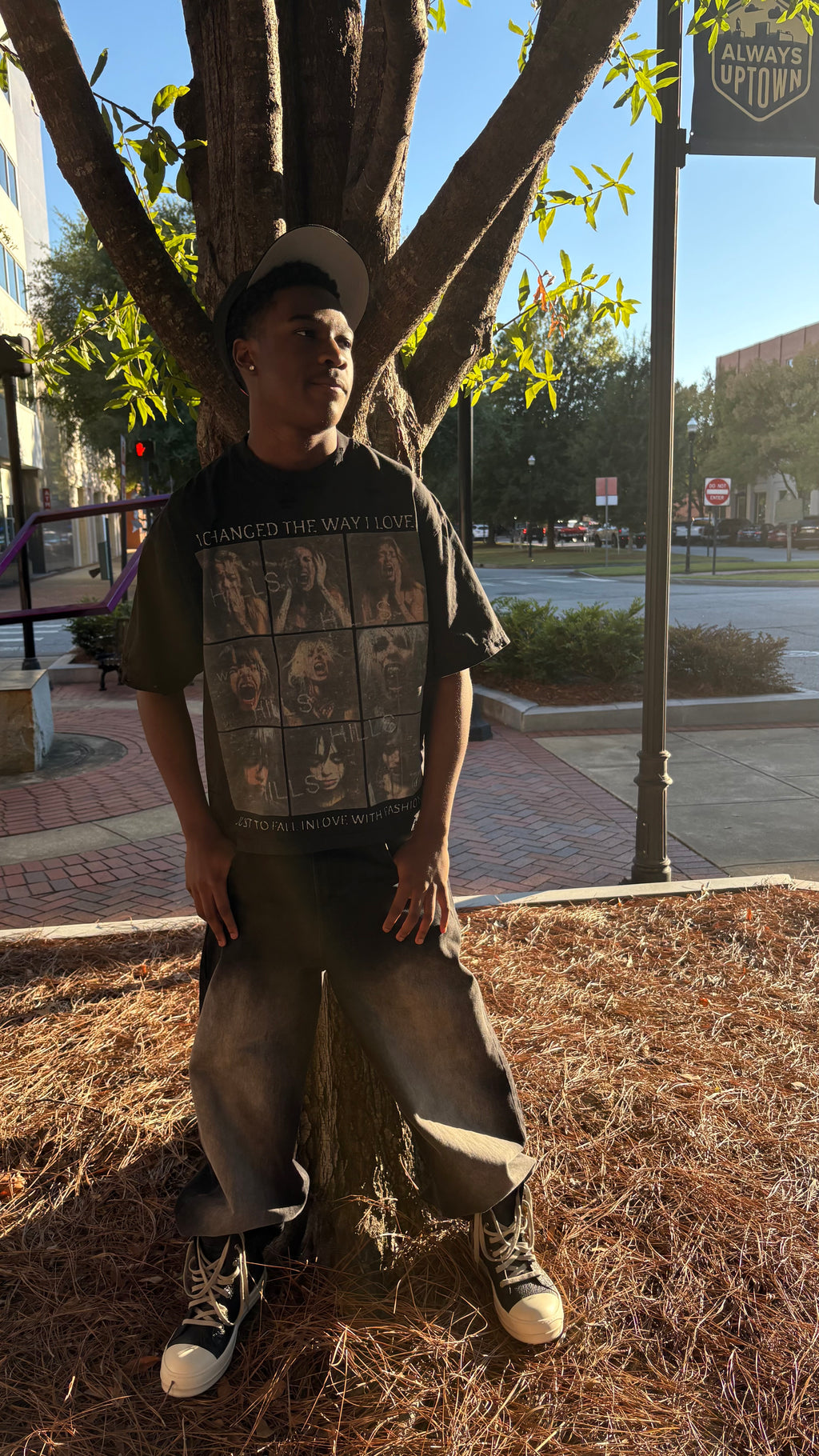 fashion takes stages drop shoulder tee